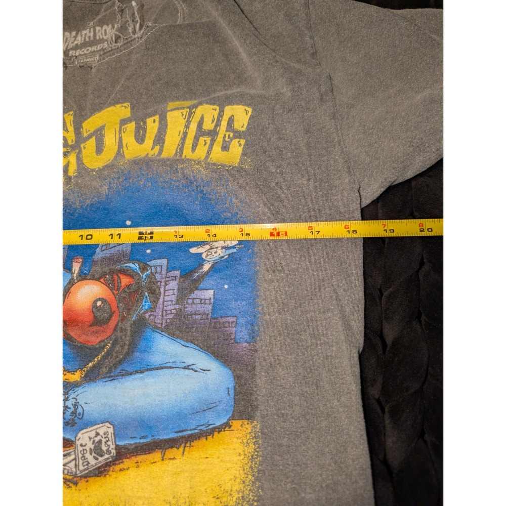 Death Row Records Gray Gin & Juice Distressed Graphic Tshir Size Meduim - Picture 6 of 8